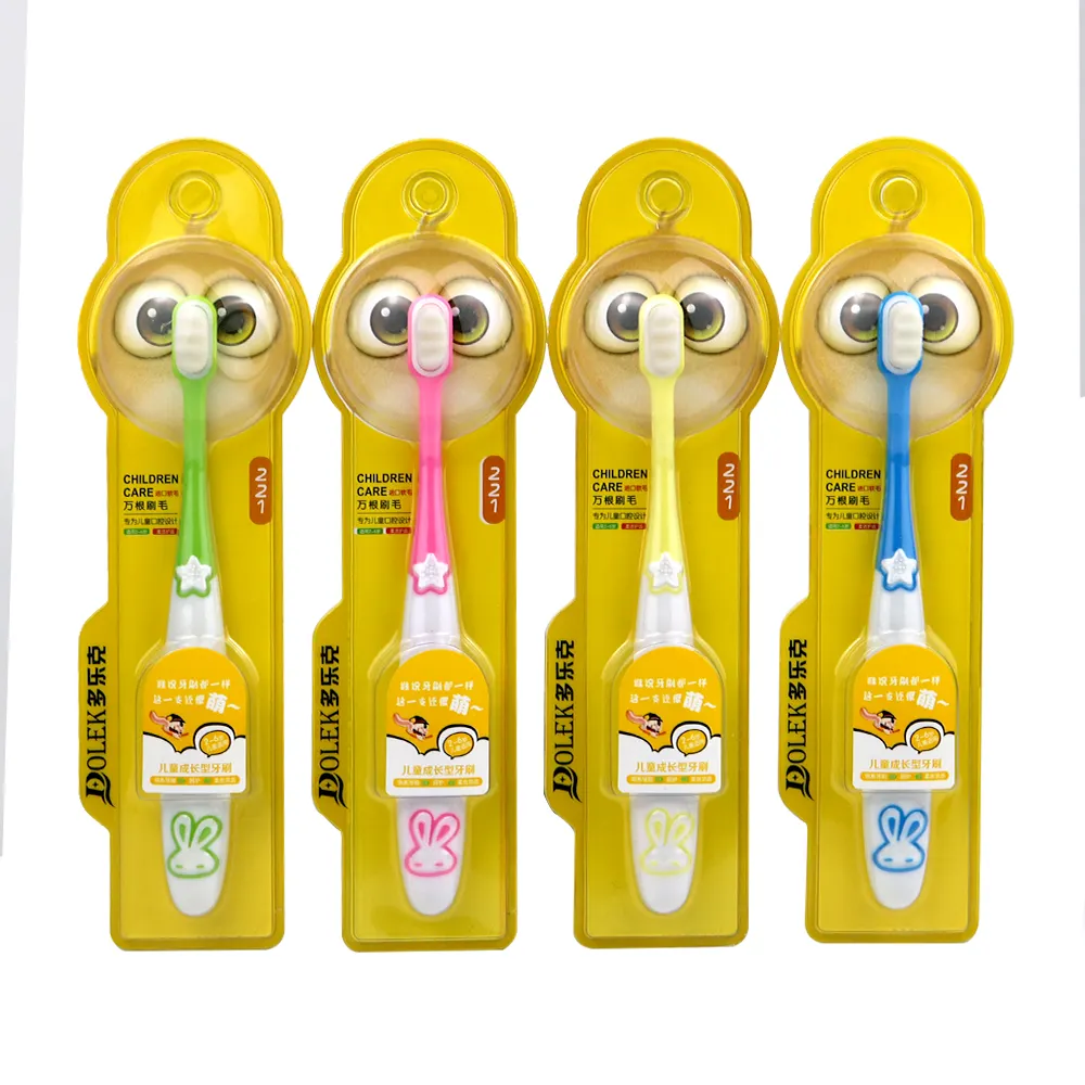 Mundpflege für süße Cartoon Baby Zahnbürste Super weiche Borsten zehntausend Wurzel weiche Borsten Zahnbürste Mundpflege für Kinder
