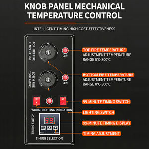 <span class=keywords><strong>Four</strong></span> à convection électrique compact et durable avec 1/2/3 plateaux pour la cuisson de snacks et de gâteaux - Product Image 4