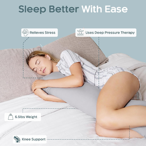 <span class=keywords><strong>Almohada</strong></span> <span class=keywords><strong>de</strong></span> enfriamiento <span class=keywords><strong>de</strong></span> poliéster al por mayor para dormir profundamente <span class=keywords><strong>de</strong></span> lado, <span class=keywords><strong>almohada</strong></span> corporal ponderada con <span class=keywords><strong>relleno</strong></span> <span class=keywords><strong>de</strong></span> cuentas <span class=keywords><strong>de</strong></span> cristal <span class=keywords><strong>de</strong></span> primera calidad para dormir en dormitorio - Product Image 2