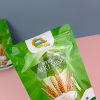 Herbruikbare verpakking voor ontbijtgranen, fruit, havermout, tarwebloem, van aluminiumfolie en plastic.