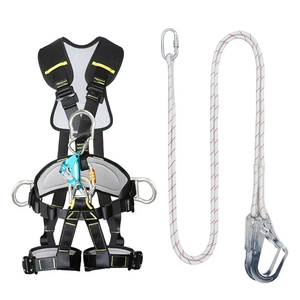 Adjustable Safety Rope Full Body Outdoor Rock Climbing Safety <strong>Harness</strong> Easy to Use Belt Mountaineering Equipment - Product Image 6