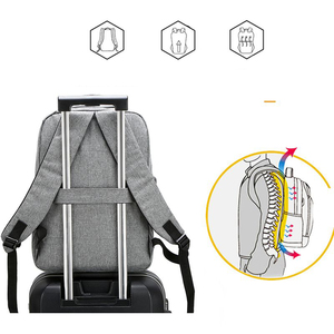 Sac à dos pour ordinateur portable, style tendance, prix compétitif, compartiment pour ordinateur portable, pour étudiants, bureau, pour hommes - Product Image 6