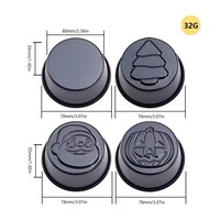 Ensemble de moules à tartelettes rondes miniatures, pour muffins, cupcakes, puddings, œufs, en acier inoxydable, antiadhésifs, écologiques, résistants au four