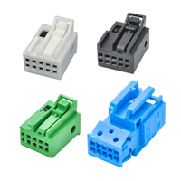 Adaptateur de connecteur automobile blanc pour toit ouvrant de voiture, rétroviseur, feu arrière, modèle 2-929171-1, contact en plastique et laiton
