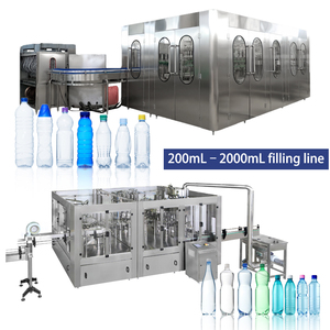Ligne de production automatique industrielle de boissons et d'eau en bouteille 100BPH, système de <span class=keywords><strong>remplissage</strong></span> d'eau minérale pure à haute pression - Product Image 5