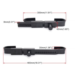 Verrou antivol pour voiture 300 mm 465 mm en acier robuste pour porte de remorque ou conteneur, pour modernisation et mise à niveau - Product Image 1