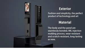 Cerradura Inteligente Tuya con Videollamada, Cámara 1080P y Desbloqueo Remoto por Aplicación Tuya, Compatible con Reconocimiento Facial 3D, Huella Dactilar, Tarjeta y Contraseña - Product Image 4