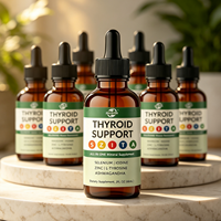 Grossiste OEM ODM Usine Marque Privée Premium Iode Liquide 60ml Complément Herbal Gouttes de Soutien Thyroïdien Bien-être Quotidien Santé
