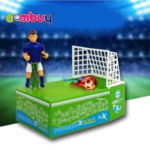 Dessin animé coups objectif joueur de football en plastique <span class=keywords><strong>tirelire</strong></span> - Product Image 4