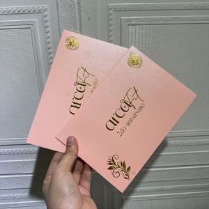 Invitation de fête de mariage imprimée personnalisée carte-cadeau de remerciement emballage d'enveloppe d'expédition en papier perlé - Product Image 3
