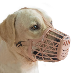 Mordedurales de plástico ajustables para perros, malla protectora para la boca, para perros pequeños, medianos y grandes, previene que el perro lamine las heridas. - Product Image 1