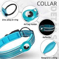 Neu für Airtag Haustier-Hundehalsband Anti-Verlust Reflektierendes Schutz-Tracker Wasserdicht für Hunde und Katzen Positionierungshalsband
