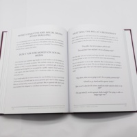 Livre à couverture rigide personnalisé de l'usine de Shenzhen imprimant des produits d'impression en papier et carton de haute qualité