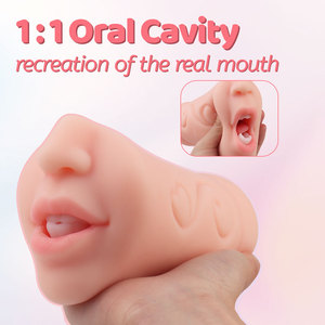 Ultra-Realistische Tpe Mannelijke Masturbator Orale <span class=keywords><strong>Sex</strong></span>-Stijl Seksspeeltjesbeker Voor Mannelijke Masturbatie - Product Image 5