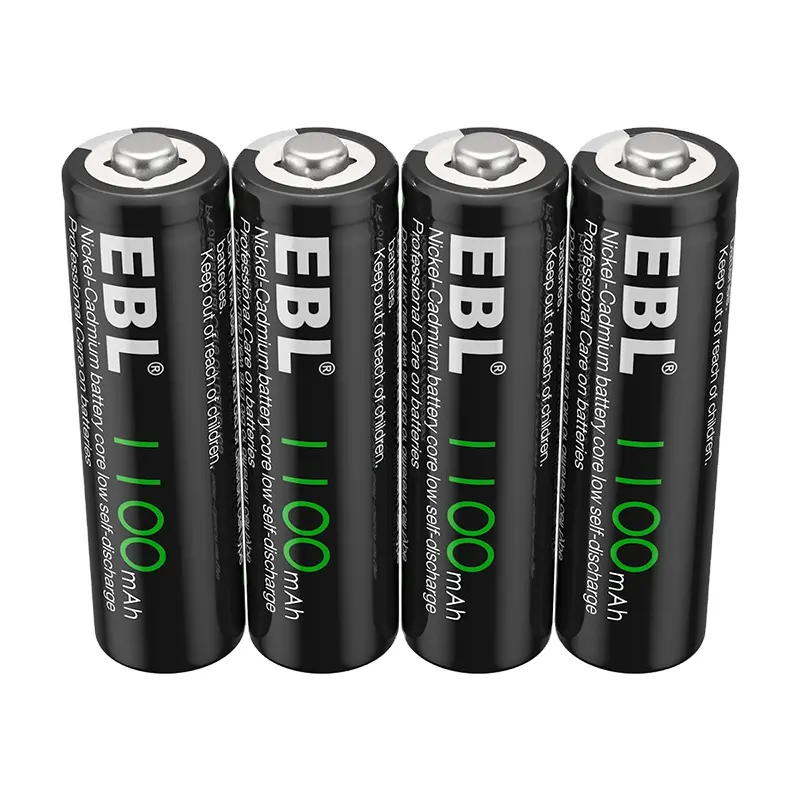 Baterias recarregáveis EBL 1.2v 1100mAh AA Ni-CD Baterias recarregáveis