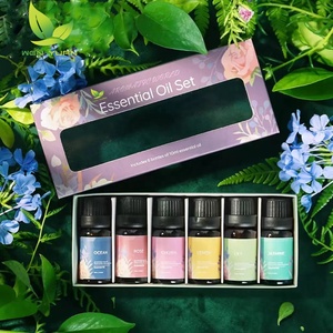 Fábrica personalizada orgánica Ocean Rose Lemon Jamine Sakura Lily aceite esencial ventana regalo conjunto difusor orgánico aceites esenciales - Product Image 1
