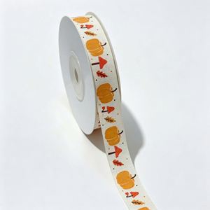 Cinta de Algodón Estampada de Halloween de 1.5cm, Resistente, para Bolsas de Dulces y Envoltura de Regalos, 10 Yardas por Rollo - Product Image 5