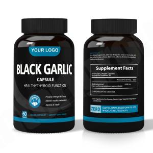 Cápsulas de extracto de pimienta de cúrcuma de ajo negro, suplemento orgánico de 500mg, cápsulas de ajo negro de alta calidad - Product Image 2