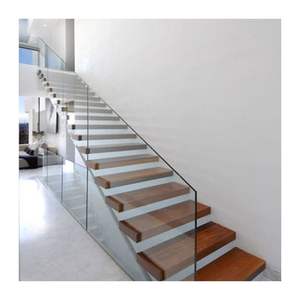 Foshan Factory Loft Escaleras flotantes Escalera en espiral Escalera flotante Escalera de vidrio Escalera flotante - Product Image 3