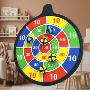 Kids <b>Dart</b> Game Set Washable OEM Eco-friendly Safety 6 <b>Darts</b> Sticky Balls - Product Image 1