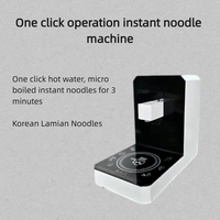 Cuiseur à nouilles commercial avec sortie d'eau chaude et cuisinière à induction, 3 menus prédéfinis, sécurité en veille automatique pour les magasins de proximité