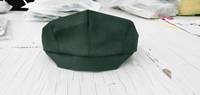 Chapeau de chef style béret, motif piments, uniforme de cuisine, serveur
