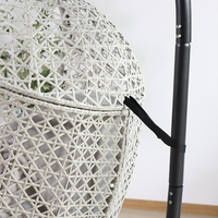 Canne panier rotin hamac macramé balcon jardin oeuf extérieur accrocher balançoire chaise