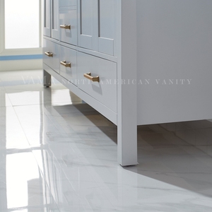 VAMA Factory-mueble de baño de 72 pulgadas, lavamanos doble, con encimera de cuarzo, 785072 - Product Image 6