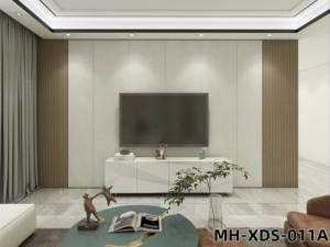 עיצוב סגנון מודרני חדש wpc מעוטר קיר לוח טלוויזיה רקע לוח קיר עבור סלון שיש גרגר טלוויזיה רקע - Product Image 6