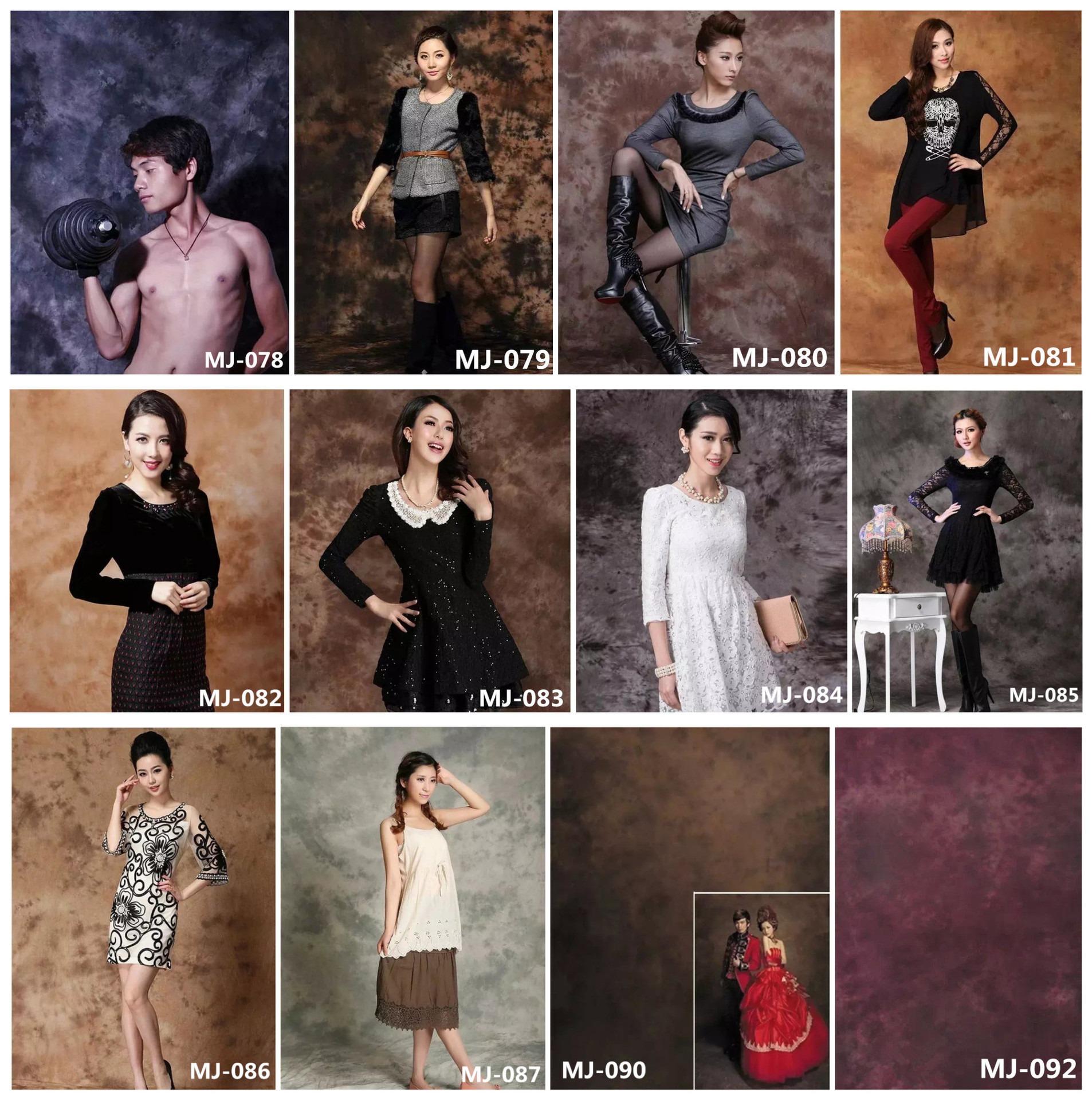 Select by color number-Black
