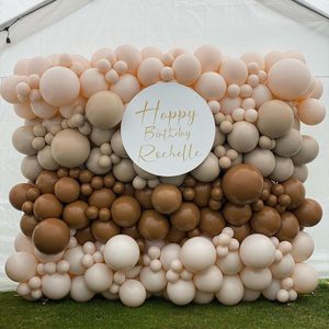 Brown <strong>Balloon</strong> Wreath Arch Kit Various Sizes Double Filled <strong>Nude</strong> <strong>Balloons</strong> Tan Coffee Brown Blush Unisex <strong>Balloons</strong> - Product Image 4