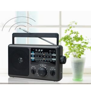 Radio AM/FM con Altavoz Integrado, Radio AM/FM Portátil Barata de Estilo Retro, Radio AM/FM de Escritorio Vintage - Product Image 3