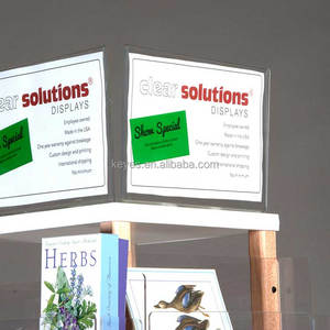 Tùy Chỉnh Cửa Hàng Bán Lẻ Tầng Đứng Gỗ Thiệp Chúc Mừng Hiển Thị Đứng Với <span class=keywords><strong>Acrylic</strong></span> 360 Độ Xoay Bưu Thiếp Hiển Thị Giá - Product Image 5