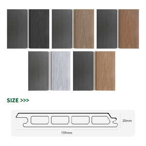 Chất lượng tốt nhất bền chống thối nhà máy sang trọng bán buôn interiores rãnh nhà và xây dựng thương mại Panel tường <span class=keywords><strong>WPC</strong></span> bên ngoài - Product Image 3