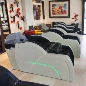 Kisen High-<b>End</b> Thai Shampoo Massage <b>Bed</b> with Automatic Water Cycle & 3D Body Therapy for Professional Hairdressing Salon - Product Image 1