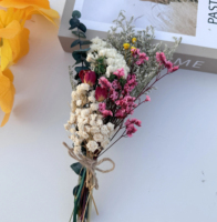 Mini Bouquet de Fleurs Séchées Naturelles Fait à la Main pour Boho Décor de Mariage Boîte aux Lettres Cadeau de Mariée Demoiselle d'Honneur
