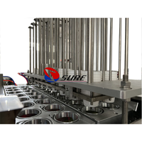 Machine industrielle de cachetage de tasse de boisson-remplissage précis, étanche, changement facile