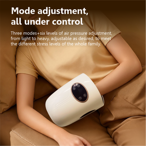 Massaggiatore Elettrico Wireless Intelligente per Mani con 6 Livelli di Pressione d'Aria, Rilassante per Palmo e Articolazioni delle Dita, con Compressione Calda - Product Image 2