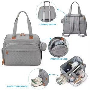 Large Capacity Diaper Maternity Backpack Diaper Mommy Backpack With Stroller <strong>Changing</strong> Pad Multifunctional Waterproof Mommy <strong>Bag</strong> - Product Image 2