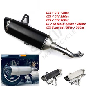 Escape GTS GTV <span class=keywords><strong>125</strong></span> 300 250 Silenciador de escape para GTS300 GTS250 Silenciador de motocicleta Tubo de escape GTS 2008 a <span class=keywords><strong>2021</strong></span> - Product Image 2