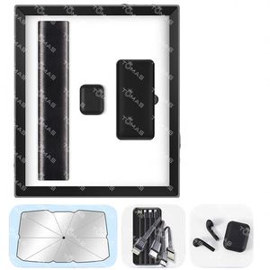 Wholesale Car Sunshade Umbrella + Usb Cable+car Charger Gift for Corporate Promotional Giveaway/ - Product Image 4