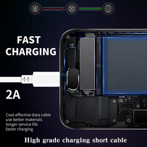 Cantell Stock Price 0.2m Micro <strong>Usb</strong> <strong>Cable</strong> Short <strong>Power</strong> Bank <strong>Cable</strong> 20cm V8 <strong>Usb</strong> Fast Charging <strong>Cable</strong> for Android - Product Image 2
