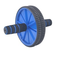 Rouleau abdominal portable mini pour équipement de fitness domestique, entraîneur abdominal silencieux à deux roues pour les muscles abdominaux