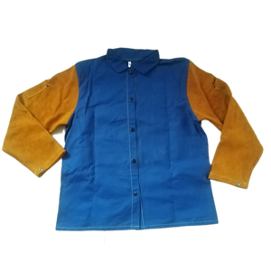 Da bò chia da an toàn Áo khoác cho thợ hàn nhiệt & Spark ARC bảo vệ quần áo - Product Image 1