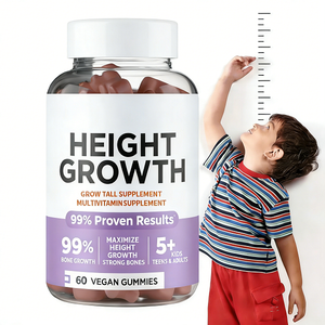 Gomitas de Vitaminas para Aumentar la Estatura en Oferta, con <span class=keywords><strong>Calcio</strong></span> 100mg, <span class=keywords><strong>Magnesio</strong></span> Glicinato 30mg, <span class=keywords><strong>Zinc</strong></span> <span class=keywords><strong>y</strong></span> Ashwagandha - Product Image 1