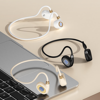 Nouveaux écouteurs BT à conduction osseuse, écouteurs ouverts pour téléphones Android et Apple avec longue autonomie, casques intra-auriculaires