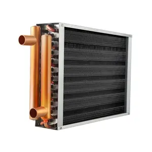 Tube Heat Exchanger for Home Heating System 18x18 OEM HVAC HOT Water to Air Copper China New Product 2020 Provided Rohs RETEKOOL