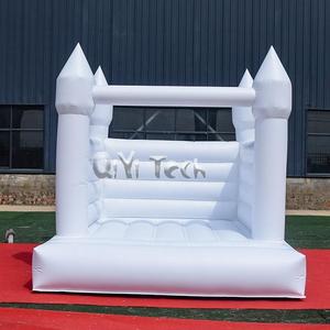 Trắng Nhảy Lâu Đài 3X3M Inflatable Kid Bouncy Lâu Đài Tất Cả Các Màu Trắng <span class=keywords><strong>Mini</strong></span> Nhà Bị Trả Lại Cho Đám Cưới - Product Image 4