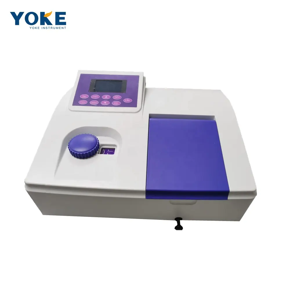 Çin UV2000 Model 190-1020nm spektrofotometre tek işın topuzu ile tip UV görünür spektrofotometre