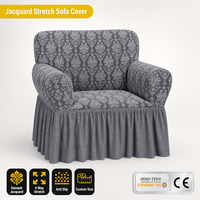 Housse de canapé extensible Aodu en tissu jacquard damassé à bulles, protection de fauteuil antidérapante pour salon, vente en gros directe usine